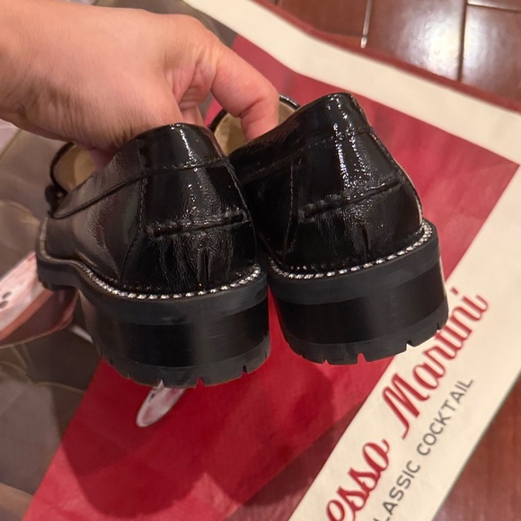 Jimmy Choo Deanna Leather Loafers Black 37/6.5 - Picture 7 of 13